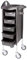 Efalock Piccolo 4002 Zipp Schwarz,silber Arbeitswagen