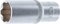 BGS 9361 | Steckschlüssel-Einsatz Super Lock, tief | 12,5 mm (1/2) | SW 24 mm | lang | Wellenprofil | CV-Stahl