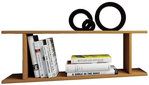 VCM Sirola Wandregal, Sirola, Bücherregal, Design, Wandregal, Wand-Würfel, Wandrahmen, Holz, Buche, 28 x 80 x 19,7 cm