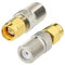BINGFU DAB Antenne Adapter F Buchse auf SMA Stecker Stecker 2 Kit kompatibel mit DAB + Radio Pioneer Clarion Pure Alpine