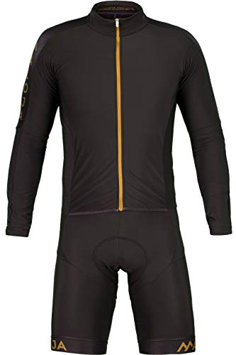 Maloja RADANZUG Overall PUSHBIKERSM. Suit Bike Suit SCHWARZ ELASTISCH (M)
