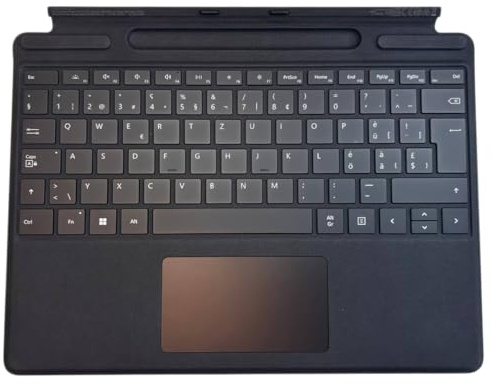 Microsoft Surface Pro X/ 8/9/ 11 Keyboard Cover Tastatur 1864 – Deutsch/Schweiz (QWERTZ) Layout (Generalüberholt)