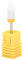 Nail Drill Bit Grinding Stone Corn-Head-Shape Electric Grinding Machine Accessories for Carving, Polishing Nails(Extra fine Grinding XF Yellow Box)