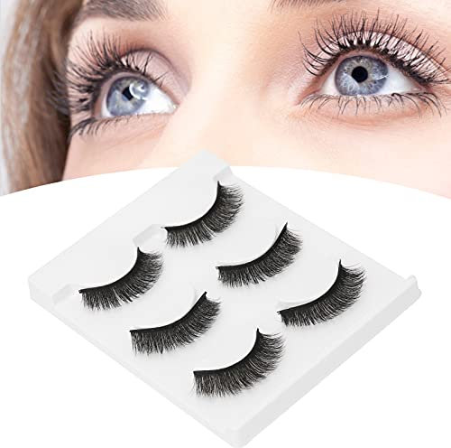 Faux cils longs, outil de maquillage des yeux Faux cils largement utilisés Petits faux cils en trois dimensions pour l'intérieur pour homme(E05)