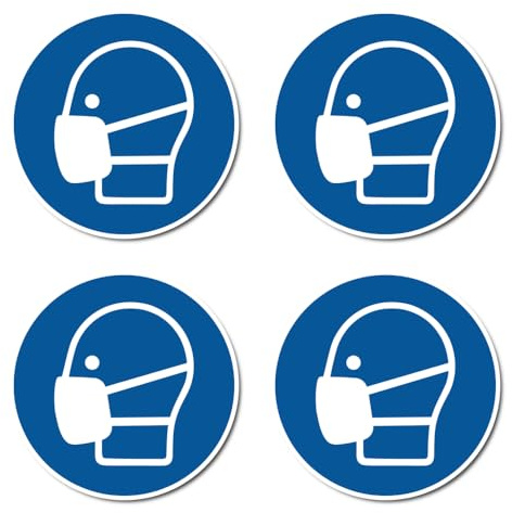 Maske benutzen, Gebotszeichen: M016 - DIN EN ISO 7010 / ASR A1.3