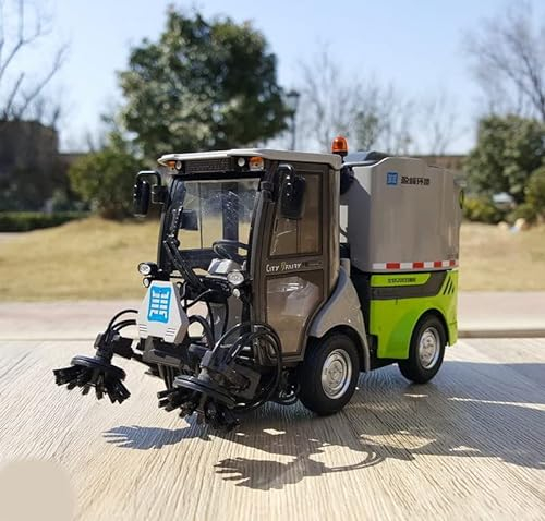 INFORE ENVIRO ZOOMLION S1820E Pure Electric Full Hydraulic Articulated Road Sweeper 1/20 Diecast Truck Pre-built Model