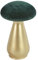 Countryfield Skulptur Pilz Marin Metall Samt S 12cm Blau