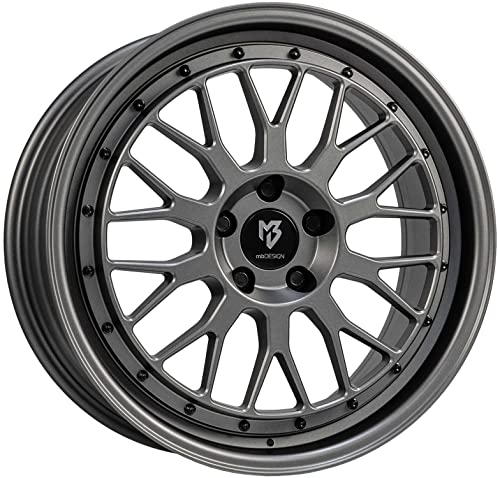 MB Design Felge LV1 7.0Jx17 ET35 4x100 Mattgrau kompatibel mit Dacia Jogger Logan Sandero