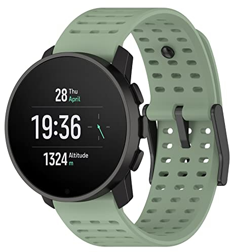 RuenTech 22MM Ersatz-Silikon-Armband für Coros Apex 2 Pro/Apex 2 Pro Kilian/Apex Pro/Apex 46mm, Sport Soft Silikon Ersatzband (Grün)