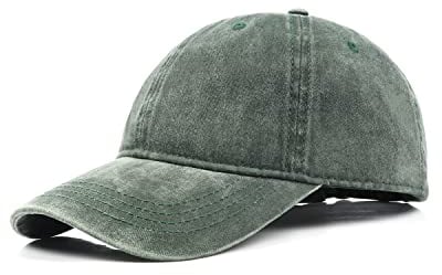 Zylioo XL Vintage Basecap Kappe Für Großen Kopf Pigment Baseballkappe Washed Cotton Used Look Baseball Cap Waschbare Cappy 57-59cm