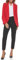 Tommy Hilfiger Giacche da Lavoro da Donna con Due Bottoni, Scarlatto, 14