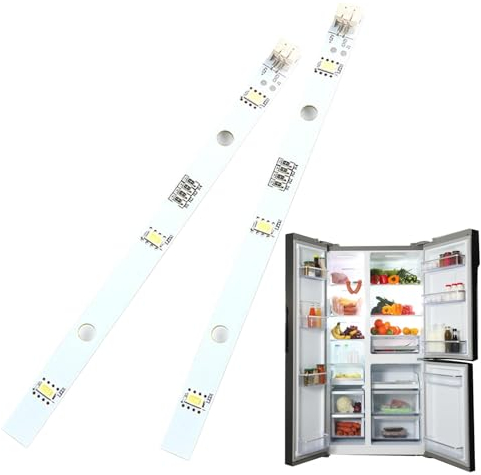 2 luci LED per frigorifero, per RONGSHENG/HISENSE 1629348 (6,3 x 0,39 pollici)