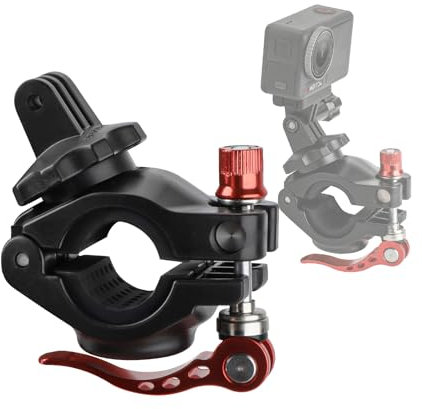Kimyoaee Fahrradlenker-Klemmhalterung für DJI Osmo Pocket 3 für Gopro/Osmo Action/Insta360 Go/ONE R/Ace Pro/One X Zubehör, Metallhalterung Bar Clip Halterung