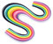 HERCHR 320 Streifen DIY-Quilling-Papier, Quilling-Papierstreifen 5 Mm, Papier-Quilling-Set, DIY-Quilling-Papier, Breite 5 Mm, 26 Farben Quilling-Papier, DIY-Handwerk, Origami-Papier, Breite 5 Mm