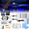 Sunshine smile Auto LED Innenbeleuchtung,6M/ 6 in 1 RGB Auto Innenraumbeleuchtung,App+Fernbedienung Control steuerbare Innenbeleuchtung Laser,Mehrfarbige Ambientebeleuchtung(Farbe)