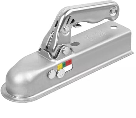 HEYOUTH Enganche de Remolque 60 mm,Acoplador para Remolque, hasta 1500 kg