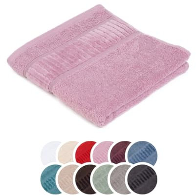 liebling Handtuch Bio Baumwolle, Serie Organic, 500 gr. / m², 50 x 100 cm, 60 Grad, saugstark, schnelltrocknend, Farbe: Altrosa