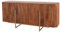 Riess Ambiente Design Sideboard Gatsby - 160cm - braun mattgold - Mangoholz im Retro-Design