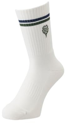 YONEX Sport Crew Socken für Tennis, Badminton und Freizeit und mehr (DE/NL/SE/PL, Alphanumerisch, S, Regular, Regular, off white)