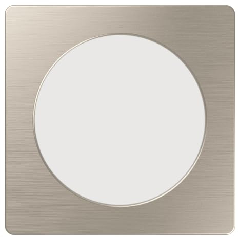 EGLO LED Einbaustrahler Fueva 6, Spot Deckenleuchte, eckiger Einbauspot | Deckenstrahler aus Kunststoff in Silber und Weiß, warmweiß-kaltweiß, 11,7 x 11,7 cm