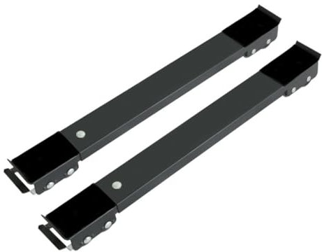 Uonlytech 1paar Verstellbarer Mobile Trolley Basis Für Waschmaschinen Und Kühlschränke Stabiler Möbelroller Mit Antirutschmatte Höhenverstellbar Für Verschiedene Haushaltsgeräte
