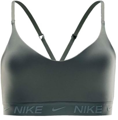 Nike Damen Dri-Fit INDY Light Support Sport-BH, Light Army, XL