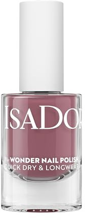 IsaDora Nagellack schnelltrocknend - Langanhaltend und einfach aufzutragen - Individuelles Nageldesign - Veganer Nagellack - Nail Polish in verschiedenen Farben - 155 Cool Mauve
