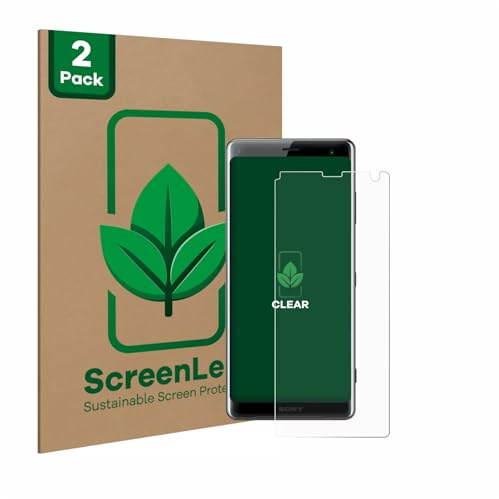 ScreenLeaf Schutzfolie für Sony Xperia XZ3 | 2 Stück Transparenter Displayschutz Made in Germany Klare Displayschutz-Folie Kratzfest
