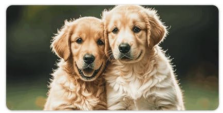 Große erweiterte Computer-Mausmatte für den Schreibtisch, Gummiunterseite, Golden Retriever, Hunde, Welpen, Haustiere, Tastaturunterlage, rutschfeste Schreibtischunterlage, Laptop,