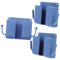 ROMISBABA 3pcs Storage Box Set Smart Tv Cell Phone Holder Bin Car Phone Pencil Case Laptop Stand Car Vacuum Mobile Phone Storage Baskets Phone Stand Pegboard Basket Blue Plastic