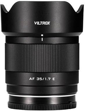 VILTROX 35mm F1.7 APS-C Obiettivo Messa a fuoco automatica Leggero (per Sony E)