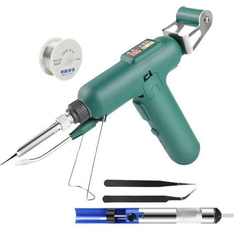 Kit di saldatura elettronico, kit di saldatura per auto, penna per saldatura a saldatura, 80 W, con protezione contro il surriscaldamento, per modelli di riparazione di gioielli, per riparazioni