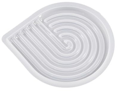 U Form Tablett Silikonform Gewölkter Geflügelter Obstkuchenplatte Beton Gips Zement Untersetzer Schale Harzform Harzform