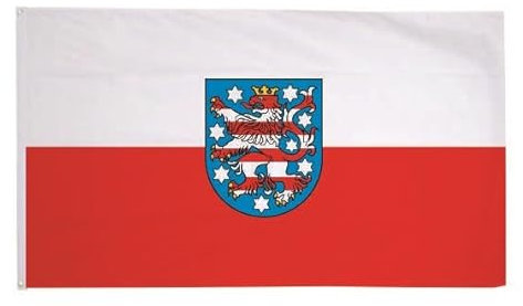 U24 Flagge Fahne Thüringen 90 x 150 cm Hissfahne
