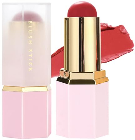 Blush of Milk - Moisturizing Cream Blush Moisturizing, Mischbare Rötung für die Lippen der Knochen, leichte Formel, nicht fettend, Make-up Tag zu Nacht alle Hauttypen
