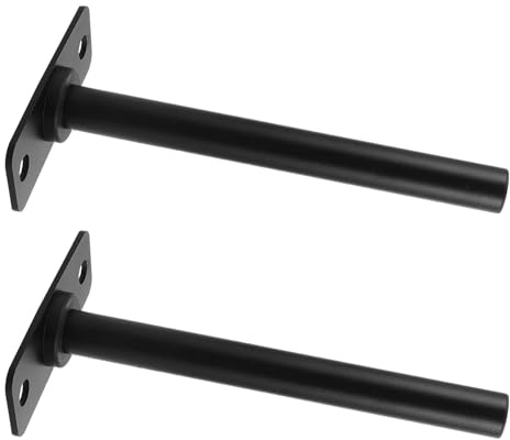 Parliky 2pcs Wall Mounted Barbell Plate Storage Rack 25mm Hooks Steel Weight Plate Holder for Home Gym Heavy Duty for Strength Training Equipment