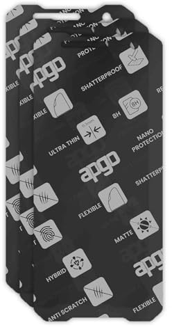 apgo [3 Stück] Hybrid Schutzglas Matt kompatibel mit myPhone HAMMER Explorer PRO, flexibles Nano Glass, kratzfestes Displayschutzglas, Full Glue