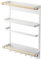 YAMAZAKI 2559 TOSCA Magnetisches Kühlschrank-Regal, weiß, Stahl/Holz, minimalistisch, 32 x 10 x 36 cm