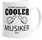 So sieht ein richtig ein richtig cooler Musiker aus Tasse Berufe MoonWorks® weiß unisize