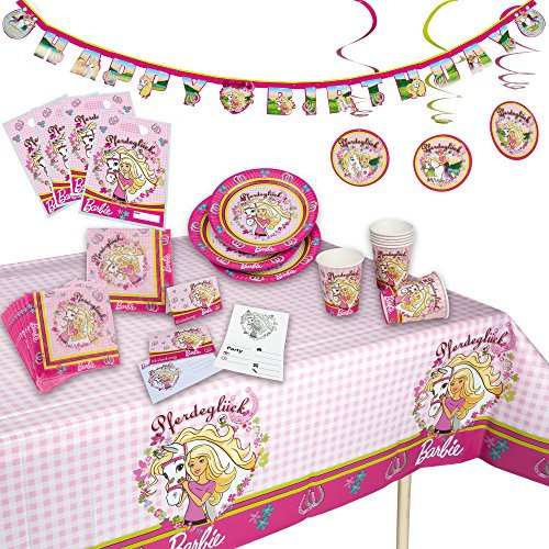 Tib Heyne- Valise de fête Barbie, Dessin animé, 10118777, Taille Unique