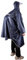 MAGARROW Outdoor Regenponcho Wasserdichter Leichter Regenmantel Poncho mit Verstellbarer Kapuze Regencape Regenjacke für Herren Damen Outdoor Radfahren Wandern (Marineblau)