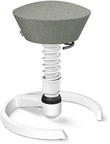 aeris Swopper – Ergonomischer Hocker – Bürohocker höhenverstellbar – Vielseitiger Sitzhocker für einen gesunden Rücken – Bürostuhl ohne Rollen, Feder Standard