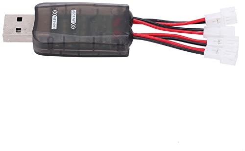 USB Battery Charger, USB standard power supply interface Support one‑click switch of LiPO (3.7/4.20V) Suitable fro RC Car Boat Airplain Model