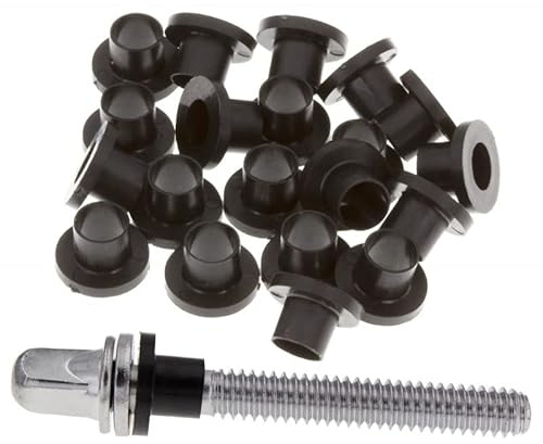 Danmar 100 Pack Nylon Tension Rod Washers - Black