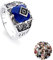 YouU The Vampire Damon Schmuck Aufkleber Set Daylight Walking Signet Carolims Ringe für Fans Schmuck für Herren Damen Gesamt 21 Stück