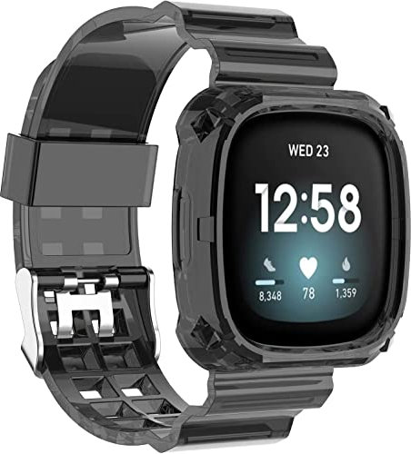 Tyogeephy Armband Kompatibel mit Fitbit Versa 3/Fitbit Sense bande, Weich Ersatz Armband für Fitbit Sense/Versa 3 Bands, Flexibel Wasserdicht Sport Armband für Damen Herren