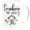 Moonworks® Kaffee-Tasse Geschenk Abschied Danke Erzieherin Erzieher Abschied Kita Kindergarten Kinder weiß-rosa standard