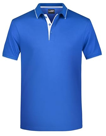 James & Nicholson Herrenpolo Multi Stripe - Klassisches Polo mit Kontraststreifen