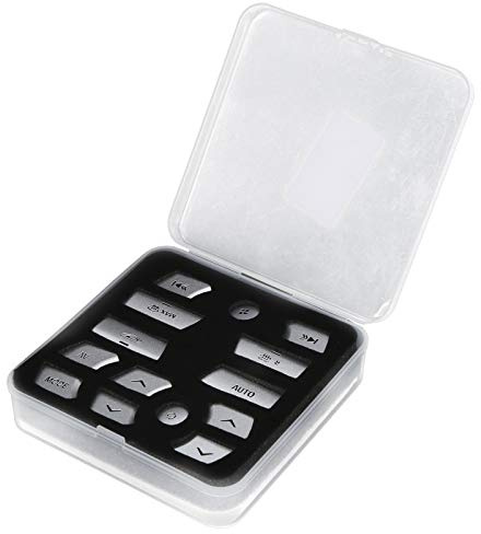 14 Uds. Pegatinas de Control de CA Embellecedoras de Cubierta de Botón de Aire Acondicionado Aptas para Jaguar Xf 2012 2015 para Jaguar Xf Embellecedor Interior para Botones de