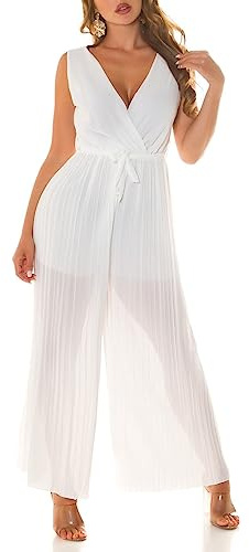 Koucla Maxi tuta semi-trasparente con scollo a V